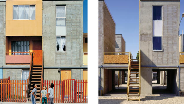 Quinta Monroy Housing Project in Chile by Alejandro Aravena / ELEMENTAL (https://elledecor.in/article/2016-pritzker-prize-laureate-alejandro-aravena-releases-free-social-housing-designs/)